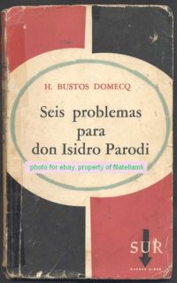 Domecq Book Seis Problemas 1ED 1942 J L Borges Signed