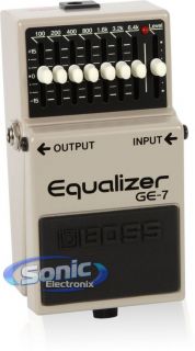 Boss GE 7 7 Band Graphic Equalizer EQ Guitar Stomp Pedal