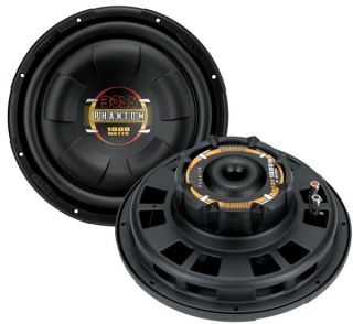BOSS AUDIO D12F NEW 12 INCH SUB LOW PROFILE SUBWOOFER POLY INJECTION 