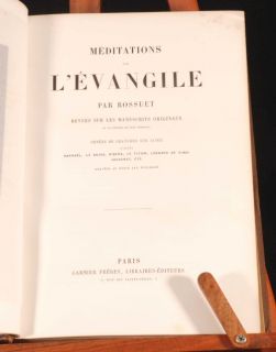 C1880 Bossuet Meditations Sur LEvangile French Plates