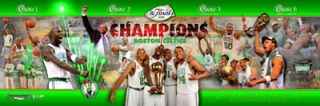 Boston Celtics 2008 NBA Championship Commemorative Collage Poster 