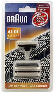 BRAUN 4000FC REPLACEMENT SHAVER FOIL / CUTTER BRAND NEW