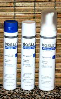 Bosley Revive Thickening Treatment Normal Shampoo and Conditioner Set 