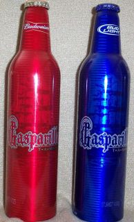 Budweiser Beer Aluminum Bottles Gasparilla Piratefest