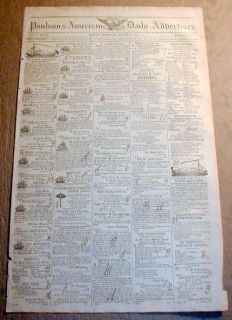 BEST 1815 display newspaper w BATTLE of WATERLOO Napoleon Bonaparte 