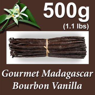   Beans 500 g (1.102 lbs ) Fresh Gourmet Grade A Bourbon of Madagascar