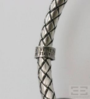 BOTTEGA VENETA Sterling Silver Black Onyx Bracelet