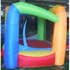 Little Round Castle Bounce Inflatable House Safe Jumping For Indoor 