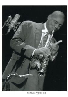 Jazz Musician Branford Marsalis Postcard Herb Snitzer