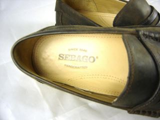 Fabulous Gently Worn Sebago Bowdoin Slip on Penny Loafers Mens Size 
