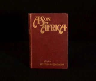   of Africa A Romance by Anna Comtesse de Bremont First Edition