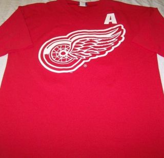 Brendan Shanahan Jersey Shirt Large Detroit Red Wings NHL Hockey 