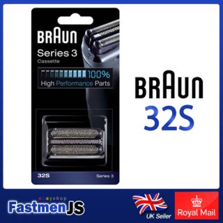 Genuine Braun 32S Mens Shaver Cassette Foil & Cutter Replacement 32S 