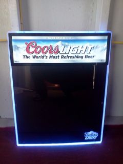 Coors Light Multi Color Motion LED Lighted Beer Menu Board New in Box 
