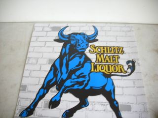 Schlitz Malt Liquor Vinyl Floor Mat Sticker NOS NOS