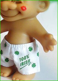 Russ Lucky 100 Irish Troll Shamrock Boxer Shorts New St Patricks Day 