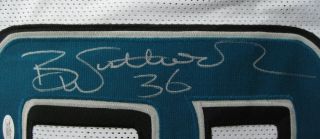 Brian Westbrook Eagles Autographed Signed Jersey JSA