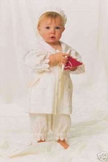 Custom Victorian Prince Baby Boy Baptism Outfit Organic Cotton 