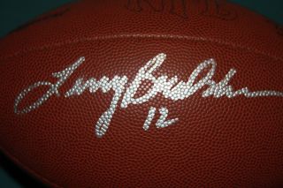 Terry Bradshaw Autographed F s Wilson Football Pittsburgh Steelers COA 