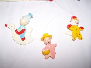 Vintage Musical Irmi Mother GOOSE Nursery Baby Mobile Hand Painted 