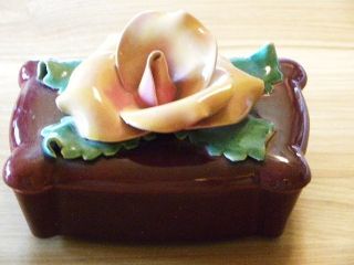  Johannes Brahm California Pottery Rose Box 965