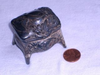 Antique Art Nouveau B&W Brainard & Wilson Jewelry Casket Trinket Box 