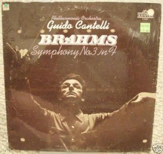 Brahms Symphony No 3 in F Cantelli Vinyl NM