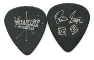 Brian Setzer Orchestra 2009 Concert Tour Guitar Pick Custom Stage 