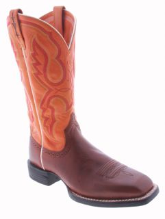 Ariat Nutmeg Brown Quantum Brander 10004877 Womens Western Boots 