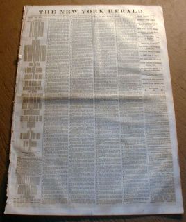 1863 Civil War newspaper w Map BRASHEAR CITY Louisiana & BAYOU TECHE 