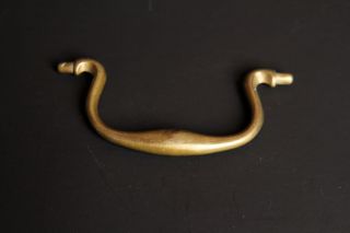   18th Century Chippendale Bail Pull Drawer Brass Hardware Handle
