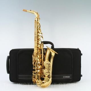 Yamaha YAS 480 Intermediate Alto Saxophone; Gold Finish; Authorized 