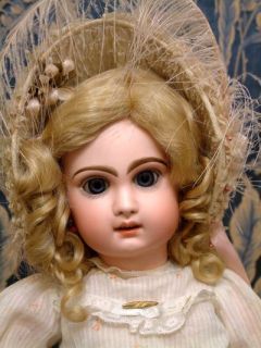 Extraordinarily Gorgeous 22 Jumeau Bebe Antique French Doll With Very 