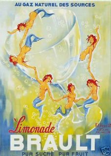  Brault Limonade Imported French Vintage Poster