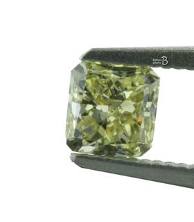 76CT Fancy Natural Yellow VS2 GIA Certified Loose Engagement Diamond