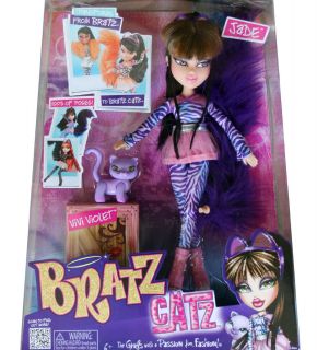 BRATZ CATZ Jade Doll w/ Pet Kitty VIVI Violet New In Box Cats