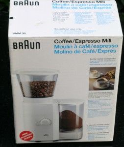 Braun Electric Coffee Grinder Espresso Mill KMM 30 Made is Spain