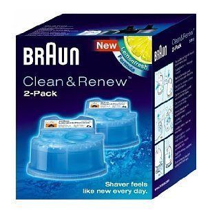 Braun Syncro Shaver System Clean & Renew Refills 2 PKS