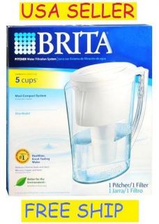 Brita Slim 42629 Water Filtration Purifier Pitcher With Filter BRAND 