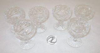   Crystal Sherbet Bowls Champagne Glasses Marquis Brookside SET OF SIX