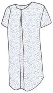 Nursing Nightgown Pattern Size SM thru 5X Available