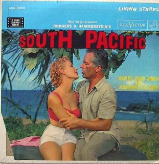 South Pacific Record Album Rossano Brazzi Mitzi Gaynor