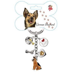 Little Gifts Enamel Dog Breed 5 Charm Key Chains