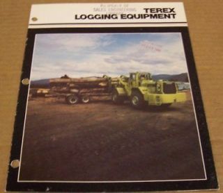 terex 1980 logging equipment sales brochure  8