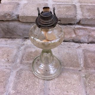 Vintage Queen Anne No 2 Oil Lamp Kerosene Lantern Antique