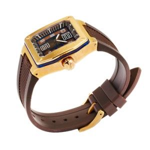 Breil Milano Rose Womens Watch Brown Rubber Strap Stainless Steel 