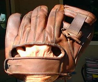 Bruce Campbell Reach Split Finger Vintage Baseball Glove