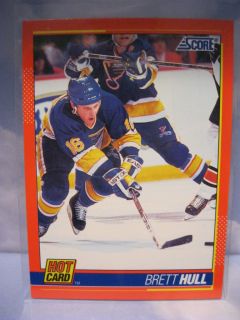 Brett Hull 1991 92 Score Hot Card 3 St Louis Blues