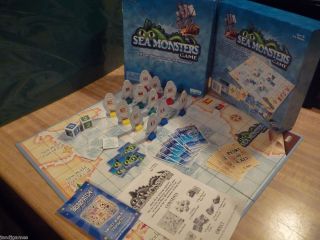 Sea Monsters Board Game Briarpatch Complete Used