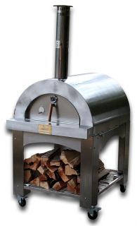 Wood Fire Wood Fired Pizza Oven Stainless Brick
